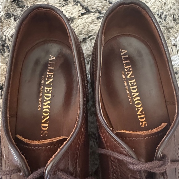 Allen Edmonds Dark Brown Leather Oxfords main image 5